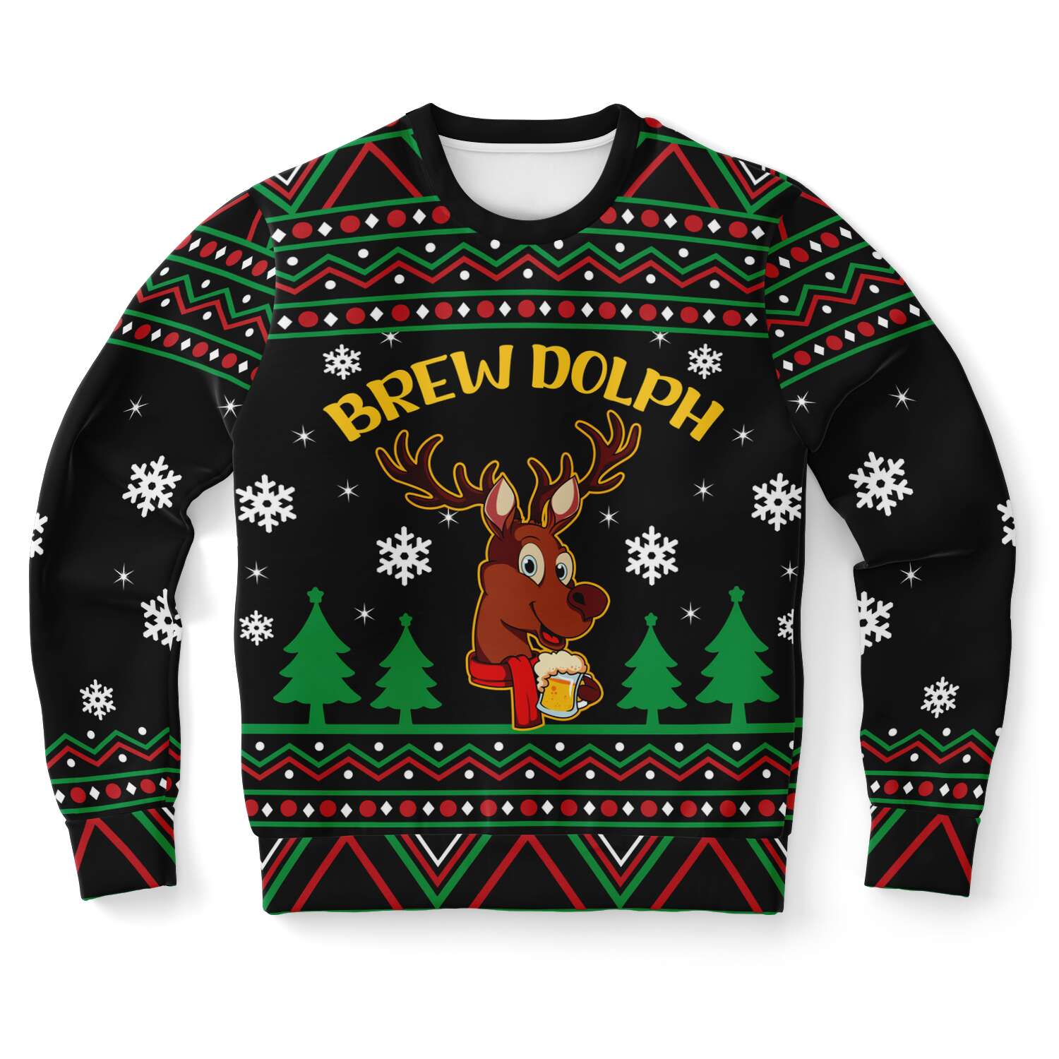Ugly Holiday Sweater-Brew Dolph