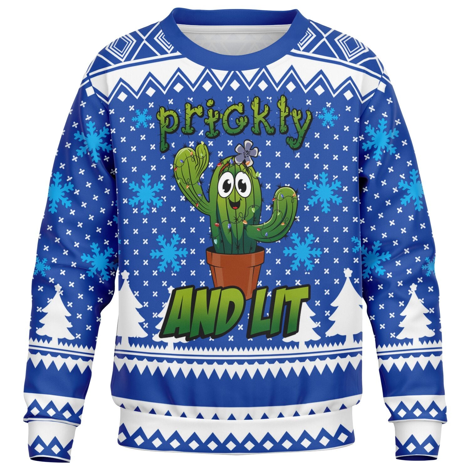 Ugly Holiday Sweater-Prickly and Lit-Kids/Youth