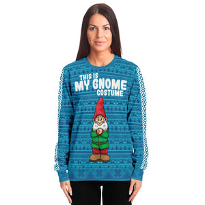 Ugly Holiday Sweater-This Is My Gnome Costume