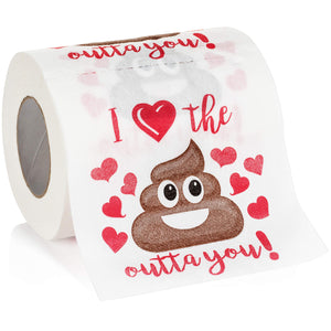 Maad Romantic Novelty Toilet Paper - Funny Gag Gift for Valentine's Day or Anniversary Present