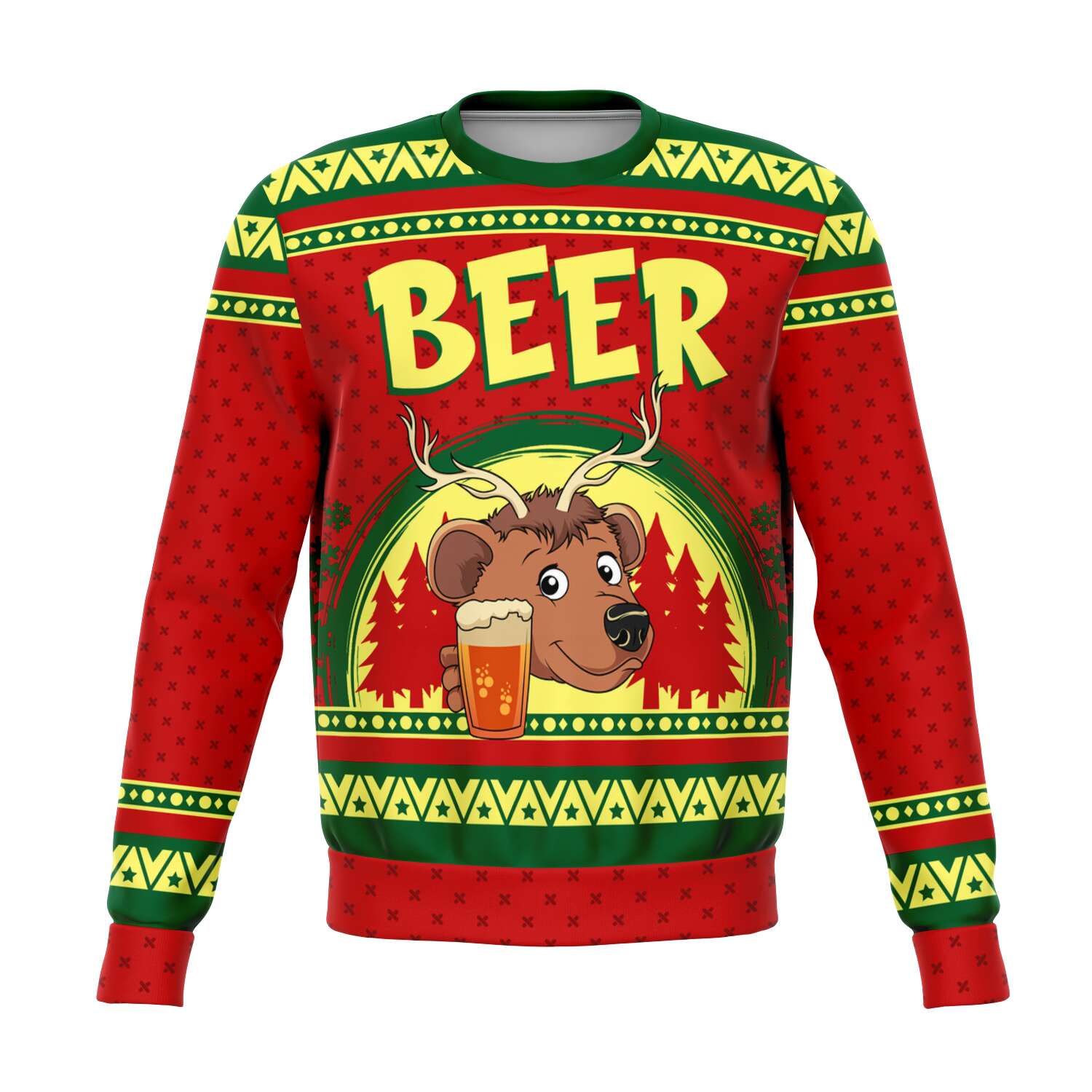 Ugly Holiday Sweater-Christmas Deer