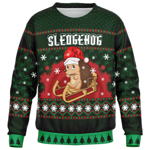 Ugly Holiday Sweater-Sledgehog-Kids/Youth