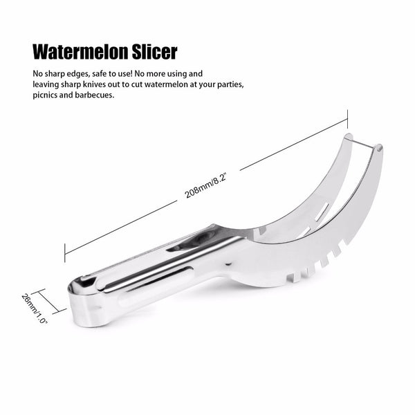 Stainless Steel Watermelon Silcer and Server. – love myself deals
