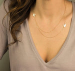 Double Layered Delicate and Modern Birds Necklace Jewlery. - love myself deals 