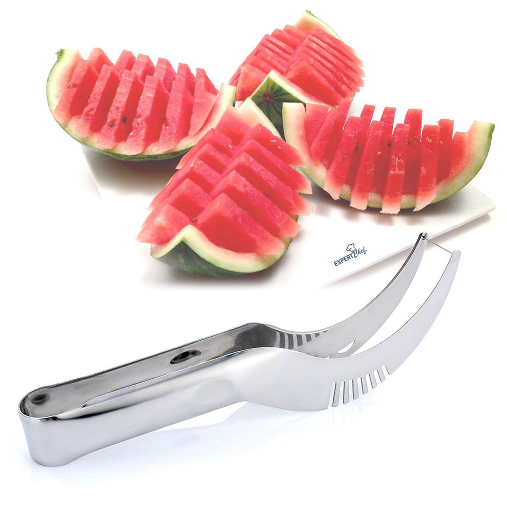 Stainless Steel Watermelon Silcer and Server. - love myself deals 