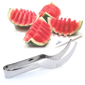Stainless Steel Watermelon Silcer and Server. - love myself deals 