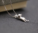 Hello Cat Lovers 925 Sterling Silver Necklace. - love myself deals 
