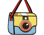 Fashionable 3D Stereo Camera Clutch Shoulder Bag. - love myself deals 