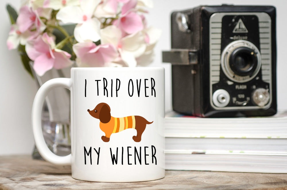 I TRIP OVER MY WIENR-MUG - love myself deals 